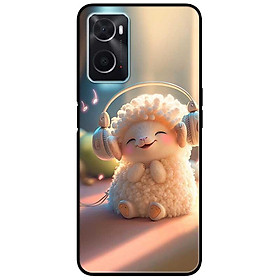 Ốp lưng cho Oppo A74 - A95 4G - A60 4G - A36 - A76 - A96 4G - Cừu Cười - Hàng Chính Hãng