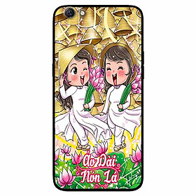 Ốp lưng in cho Oppo F3 Plus Mẫu Đôi Bạn Áo Dài