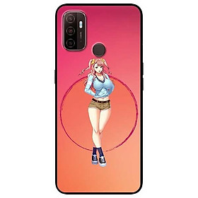 Ốp lưng dành cho Oppo A53 - A93 ( F17 Pro ) - mẫu Anime Cô Gái Áo Xanh