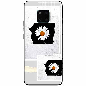 Ốp lưng in cho Huawei Mate 20 Pro Mẫu Hai Khung Hoa Cúc