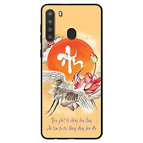 Ốp lưng dành cho Samsung Galaxy A21 mẫu Yêu Ghét Chẳng Bận Lòngg