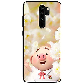 Ốp lưng in cho Xiaomi Redmi Note 8 Pro Mẫu Heo Ăn