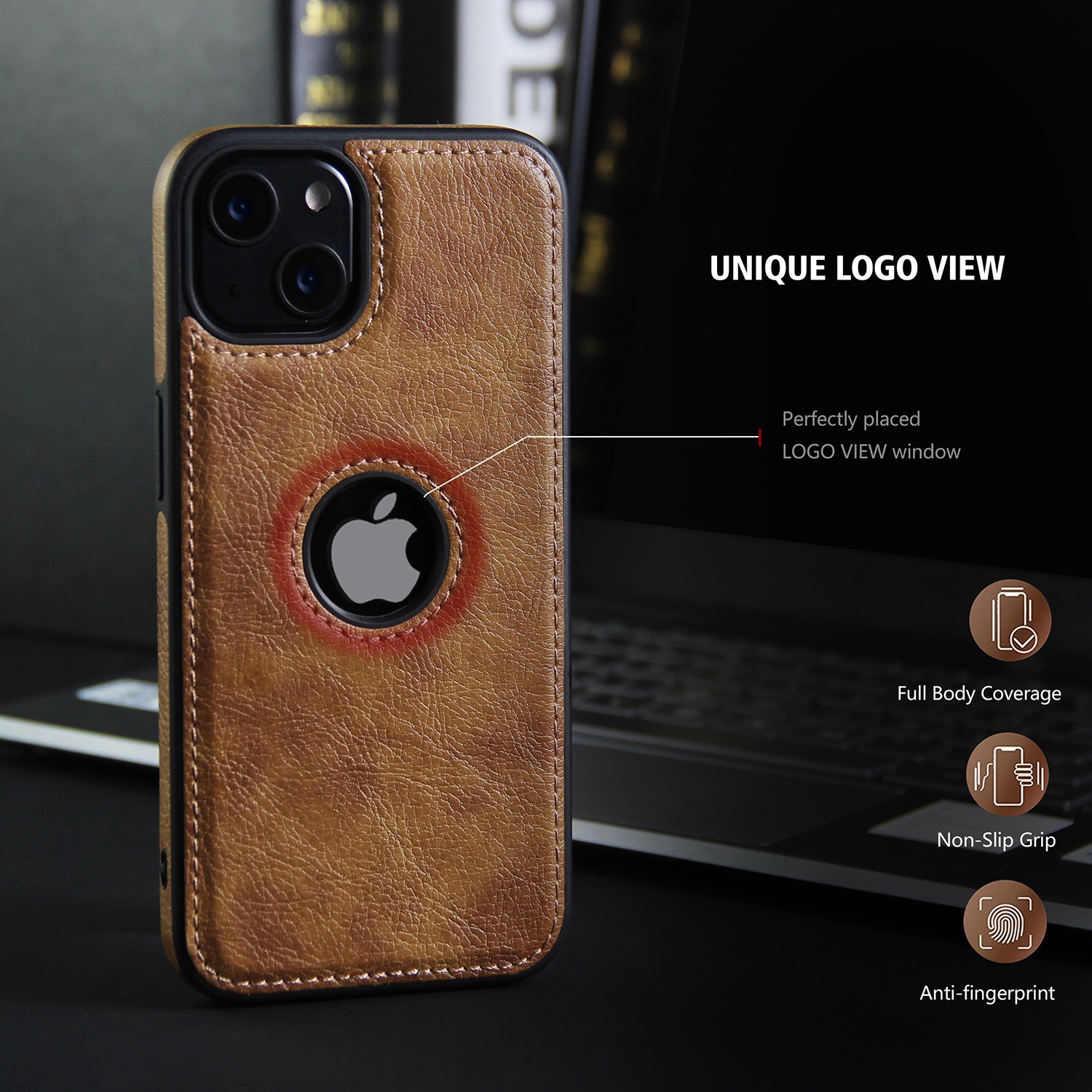 Ốp da cao cấp dành cho iPhone 13 / 13 Pro / 13 Pro Max / 13 Mini - Hàng chính hãng