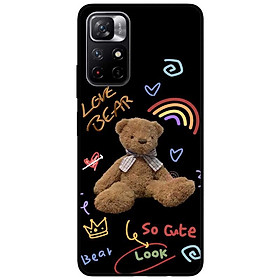 Ốp lưng dành cho Xiaomi Redmi Note 11 5G - Redmi Note 11T - Redmi Note 11S - Chú Gấu Love Bear
