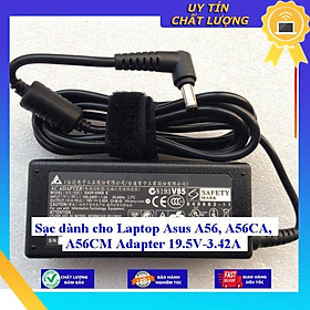 Sạc dùng cho Laptop Asus A56 A56CA A56CM Adapter 19.5V-3.42A - Hàng Nhập Khẩu New Seal
