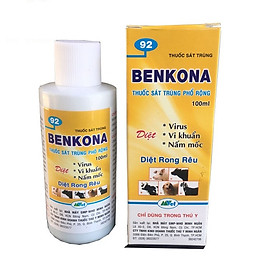 Dung dịch BENKONA sát trùng và khử khuẩn phổ rộng hiệu quả cao