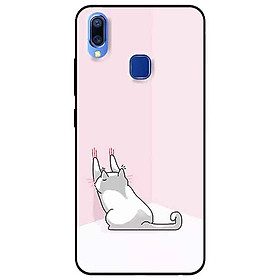 Ốp lưng in cho Vivo Y91/Y91i/Y95 Mẫu Mèo Cào