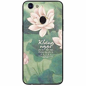Ốp lưng in cho Oppo F5 Mẫu Không Ngại Yêu