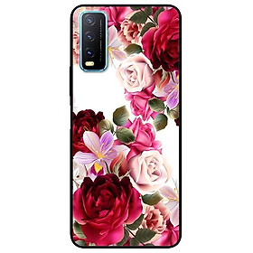 Ốp lưng dành cho Vivo Y20 - Y20s - Y12s mẫu Họa Tiết Hoa Hồng
