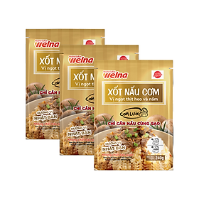 Combo 3 Gói Xốt Nấu Cơm Nisshin Hương Vị Ngọt Thịt Heo Và Nấm -  Nisshin Seifun Welna Shop