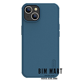 Ốp lưng chính hãng Nillkin dành cho iPhone 14 Plus dạng sần - Hàng Nhập Khẩu (Tặng 2 túi PVC đựng thẻ ATM)