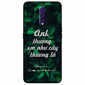 Ốp lưng in cho Realme X Mẫu Anh Thương Em