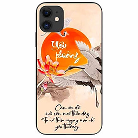 Ốp lưng in cho Iphone 11 Mẫu Yêu Thương