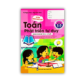 Sách - tự tin bước vào lớp 1 Toán phát triển tư duy ( 3 - 6 tuổi )