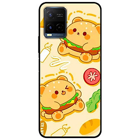 Ốp lưng dành cho Vivo Y21 - Vivo Y21s mẫu Gấu Hamber