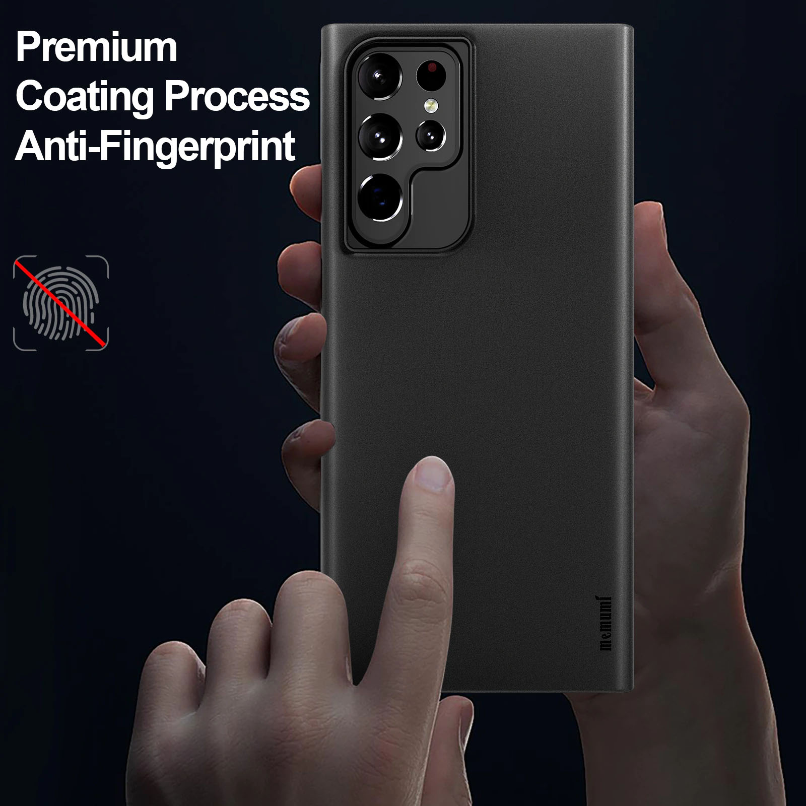 Ốp lưng dành cho Galaxy S22 Ultra Memumi siêu mỏng nhám- Hàng chính hãng