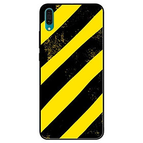 Ốp lưng dành cho Huawei Y7 Pro (2019) mẫu Sọc Vàng Đen
