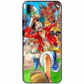 Ốp lưng dành cho Huawei Y9 2019 mẫu Mũ Rơm Áo Đỏ