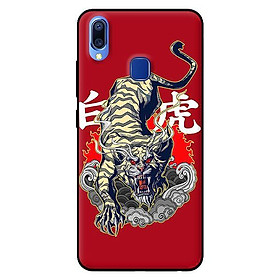 Ốp in cho Vivo Y91 Hổ Nền Đỏ - Hàng chính hãng