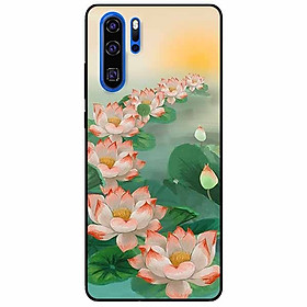 Ốp lưng in cho Huawei P30 Pro Mẫu Bảy Đóa Sen