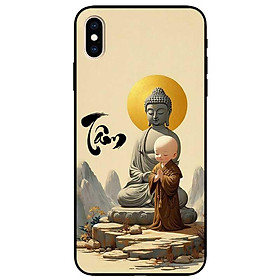 Ốp lưng dành cho Iphone X - Xs - Xs Max - XR - 11 - 11 Pro Max - Chú Tiểu Tâm Nâu - Hàng Chính Hãng