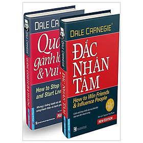 Sách - Đắc Nhân Tâm + Quẳng Gánh Lo Đi & Vui Sống - Bìa Cứng - Combo 2 Cuốn - First News