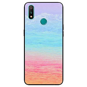 Ốp Lưng in cho Realme 3 Pro Mẫu NỀN ĐÁ HOA 11 - Hàng Chính Hãng