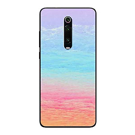 Ốp Lưng in cho Xiaomi Mi 9T Mẫu NỀN ĐÁ HOA 11 - Hàng Chính Hãng