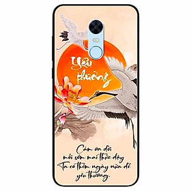 Ốp lưng in cho Redmi 5 Mẫu Yêu Thương