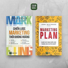 Sách - Combo 2 Cuốn: Chiến Lược Marketing Thời Khủng Hoảng + Marketing Plan - 1980 Books
