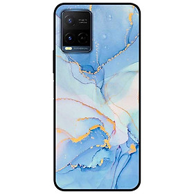 Ốp lưng dành cho Vivo Y21 - Vivo Y21s mẫu Màu Loang Xanh