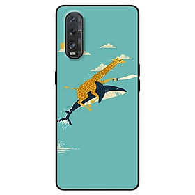 Ốp lưng dành cho Oppo Find X2 mẫu Cá Phi Hươu