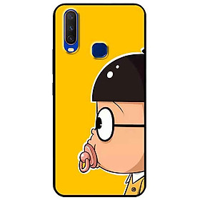 Ốp lưng in cho Vivo Y12/Y15/Y17 Mẫu Người Mèo