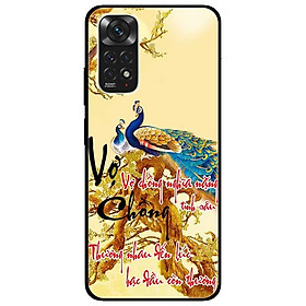 Ốp lưng dành cho Xiaomi Redmi Note 11 4G - Thư Pháp Vợ Chồng