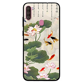 Ốp lưng dành cho Samsung A11 mẫu Tranh Cá Koi