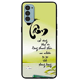 Ốp lưng dành cho Reno 4 mẫu Tâm