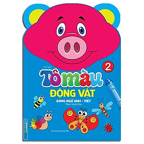 Sách - Tô Màu Động Vật - Song Ngữ Anh Việt - Tập 2 - Minh Thắng