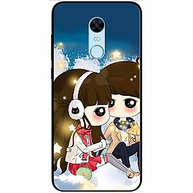 Ốp lưng dành cho Xiaomi Redmi Note 5 ( Redmi 5 Plus ) mẫu Cặp Đôi Đếm Sao