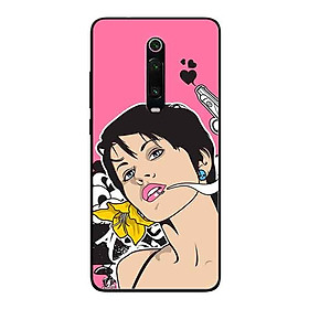 Ốp Lưng in cho Xiaomi Redmi K20 Mẫu Cô Gái Tính Cách - Hàng Chính Hãng