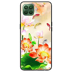 Ốp lưng dành cho Oppo A53 - A93 ( F17 Pro ) - mẫu Sen Nở Và Koi