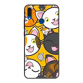 Ốp Lưng in cho Huawei Y9 2019 Mẫu Cặp Mèo Đáng Yêu - Hàng Chính Hãng