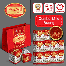 Combo 12 Lọ Nước Yến Sào win