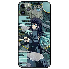 Ốp lưng dành cho Iphone X - Xs - Xs Max - XR - 11 - 11 Pro Max - Anime Cô Gái Tóc Đen Xanh - Hàng Chính Hãng