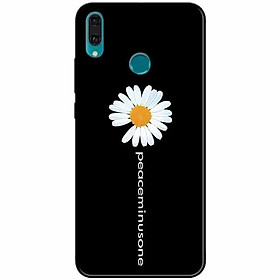 Ốp lưng in cho Huawei Y9 2019 Mẫu Cúc Chữ Dài