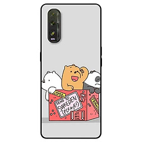Ốp lưng dành cho Oppo Find X2 mẫu 3 Chú Gấu 2
