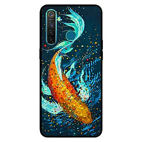 Ốp Lưng in cho Realme 5 Pro / Realme Q Mẫu Cá Koi Vàng - Hàng Chính Hãng