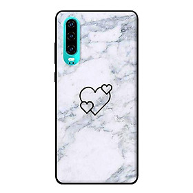 Ốp in cho Huawei P30 Ba Trái Tim - Hàng chính hãng