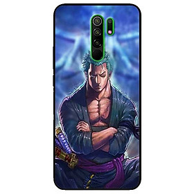 Ốp lưng dành cho Xiaomi Redmi 9 mẫu Zoro Nền Xanh