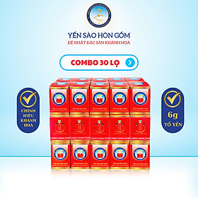 [Combo 30 Hũ] Tổ Yến Chưng Đông Trùng Hạ Thảo (Ăn Kiêng) - Yến Sào Hòn Gốm Chính Hiệu Khánh Hoà - HGK NEST