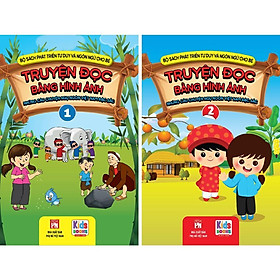 Sách - Phát Triển Tư Duy Và Ngôn Ngữ Cho Bé - Truyện Đọc Bằng Hình Ảnh - Truyện Ngụ Ngôn Việt Nam Đặc Sắc - Combo 2 Cuốn - Việt Thư